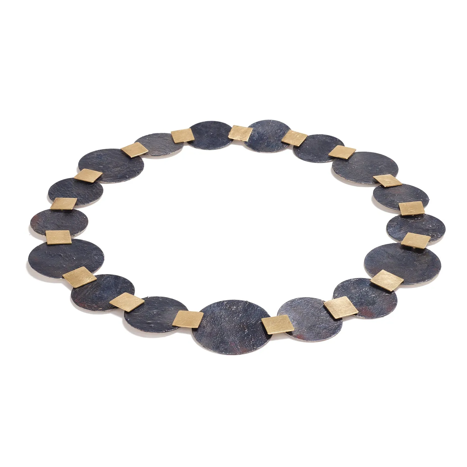 Circular Niello Necklace