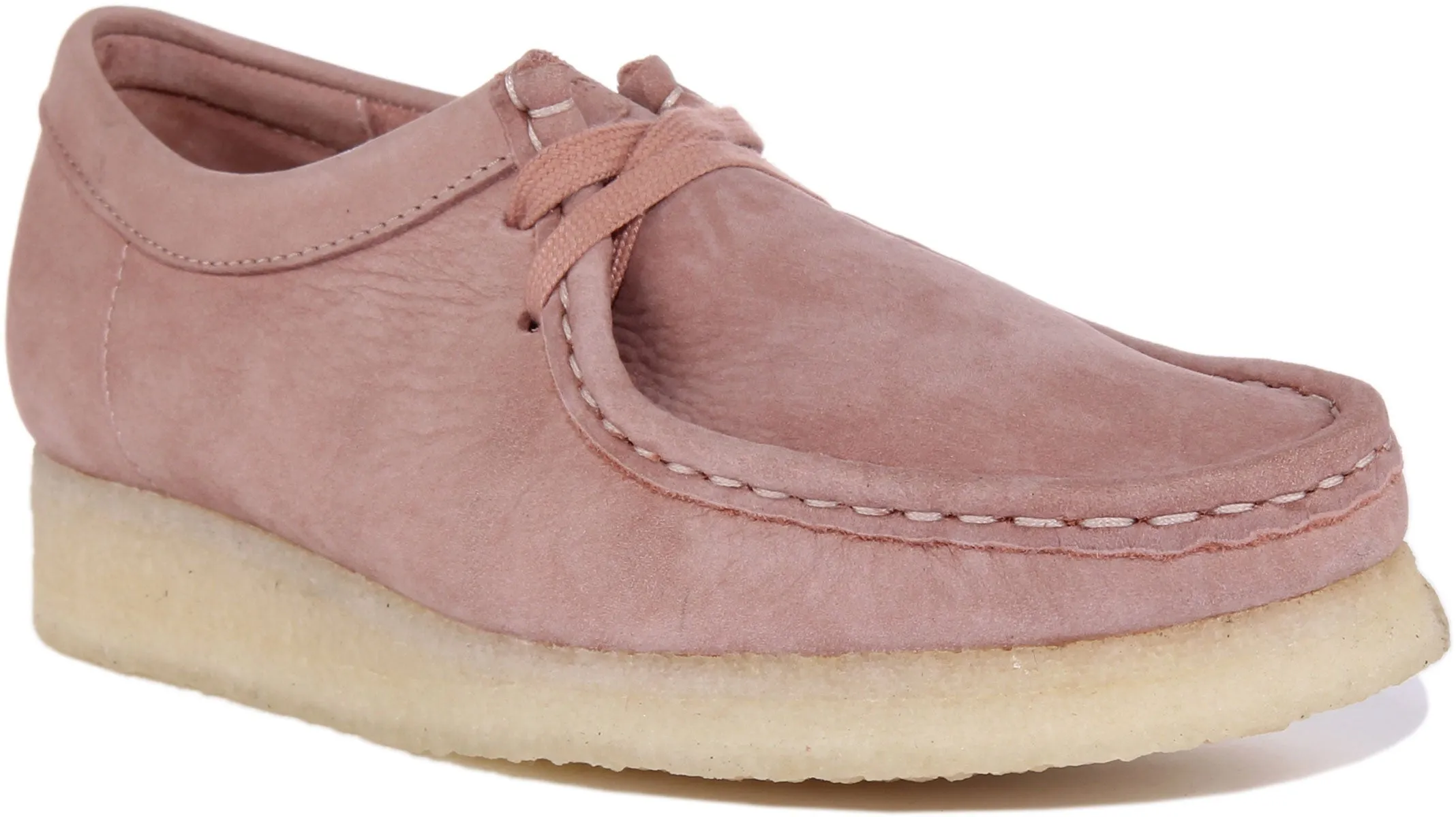 Clarks Originals Wallabee In Pink For Women