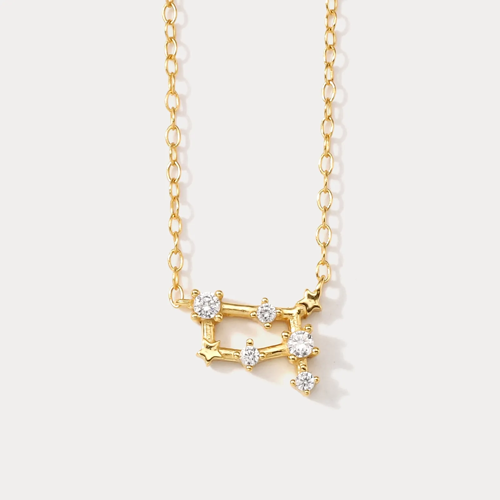 Constellation Silver Necklace - Gemini