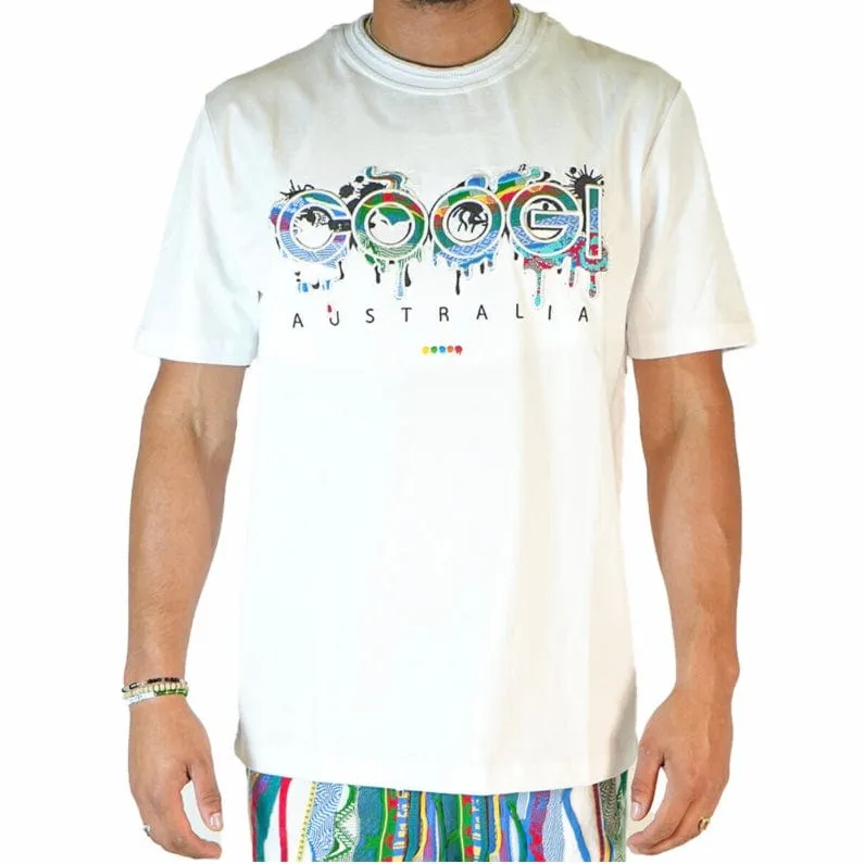 Coogi Logo Drip Tee (White) CG-KT-024