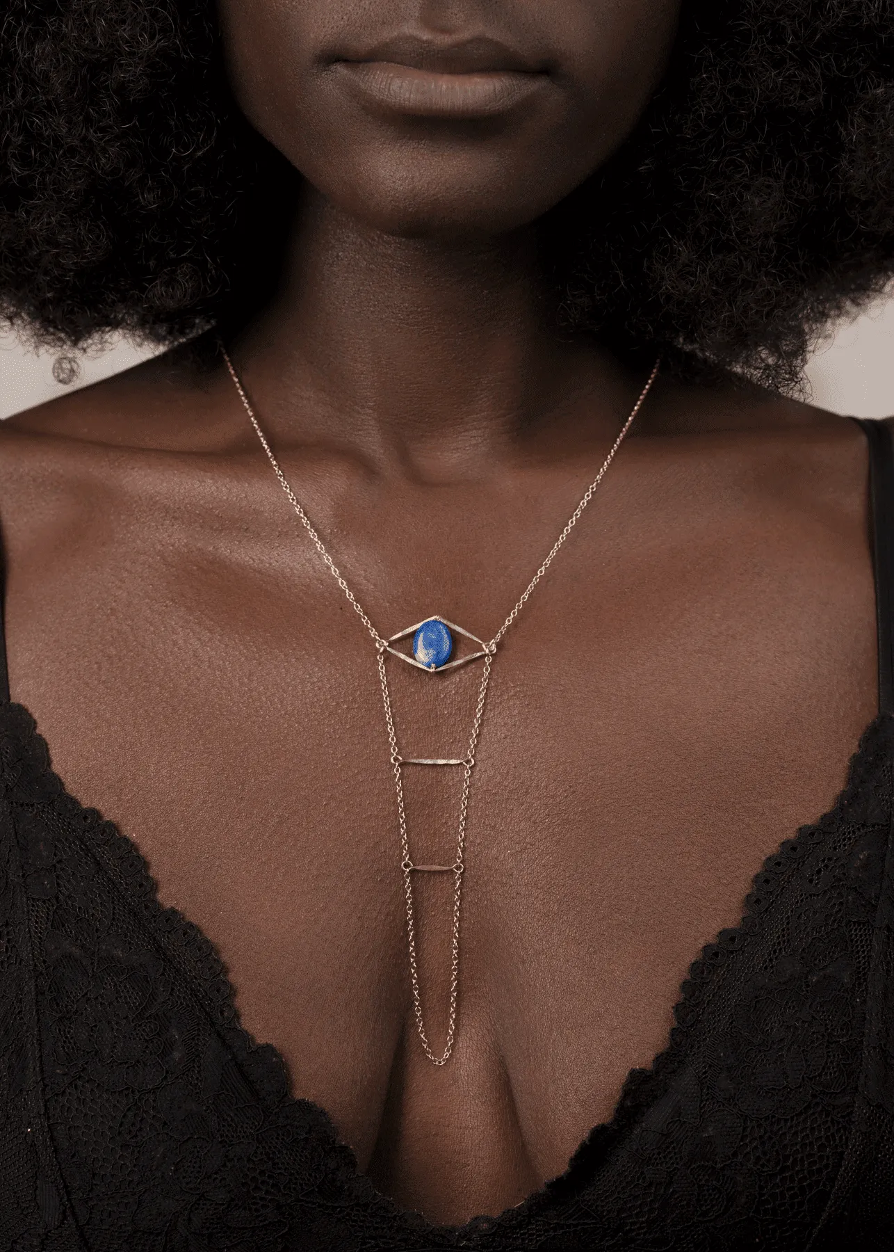 Cupid's Eye Gemstone Hand Chain