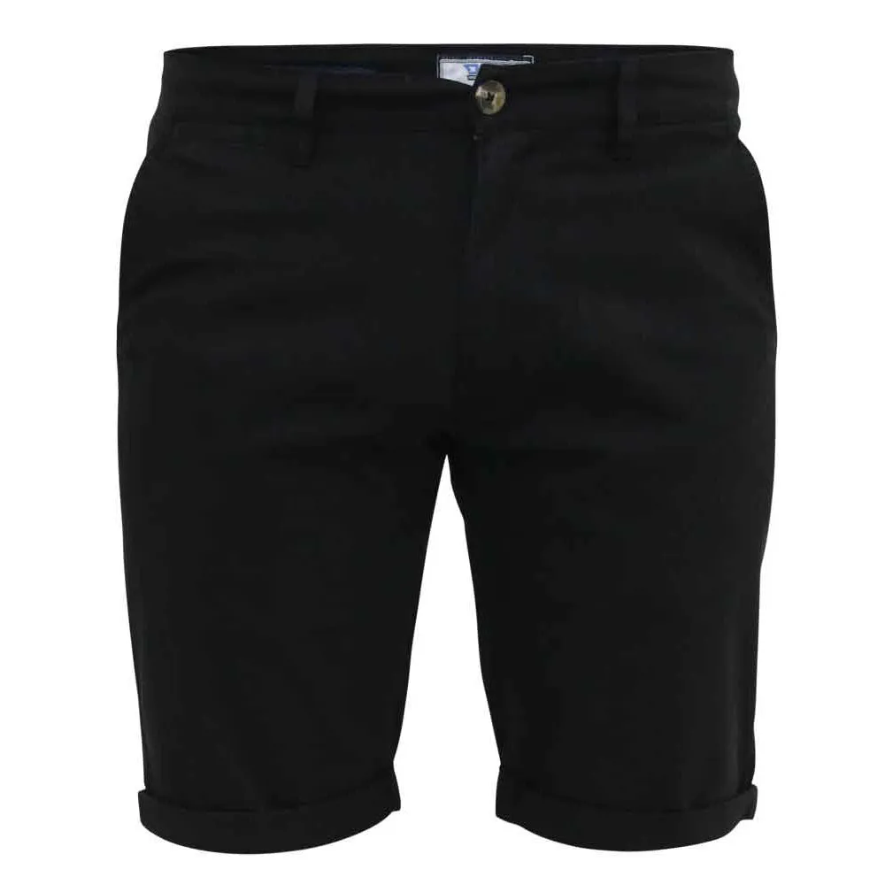 D555 Stretch Chino Shorts - Black