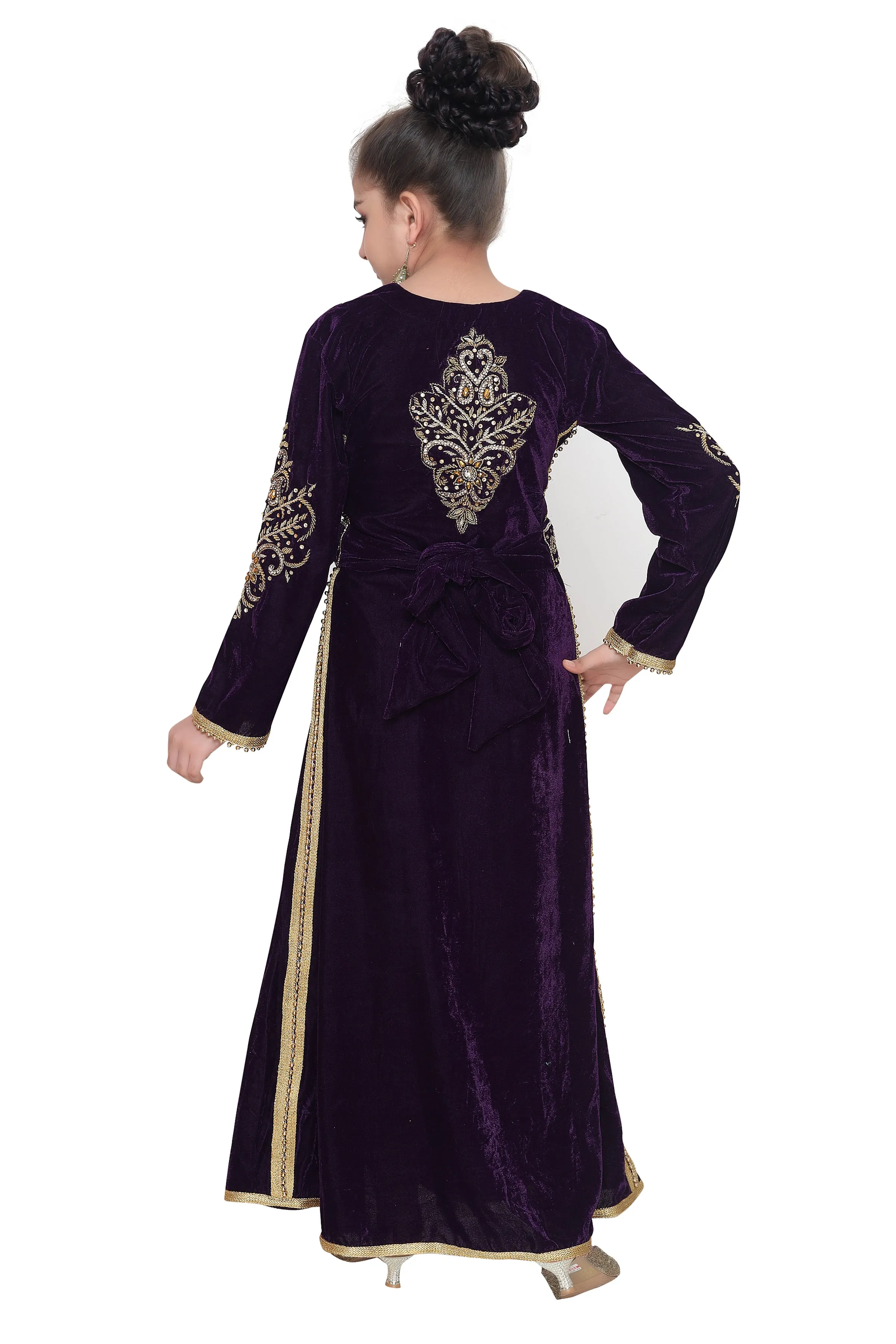 Designer Caftan Dress For Kids