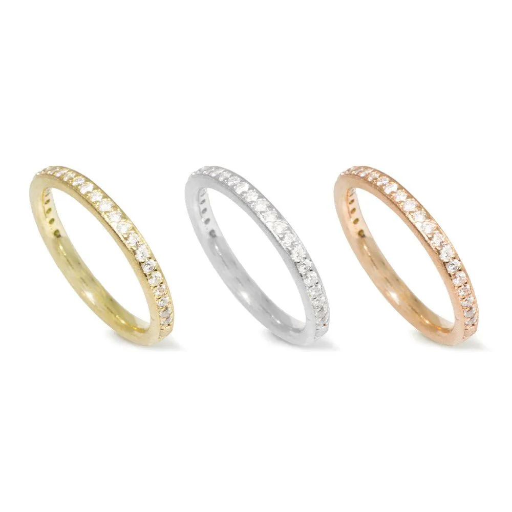 Diamond Eternity Ring 14k Yellow Gold