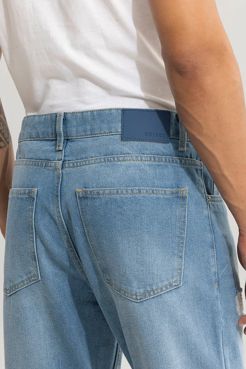 Downtown Sky Blue Baggy Jeans