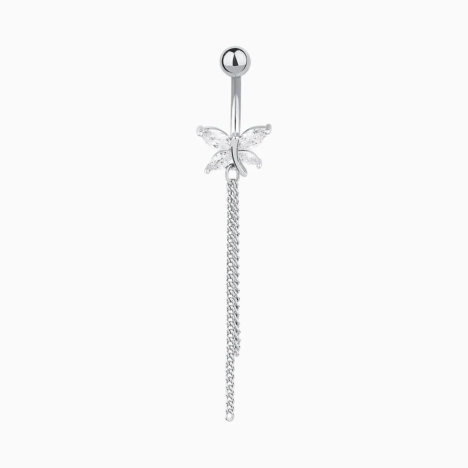 Dragonfly Tassel Belly Ring