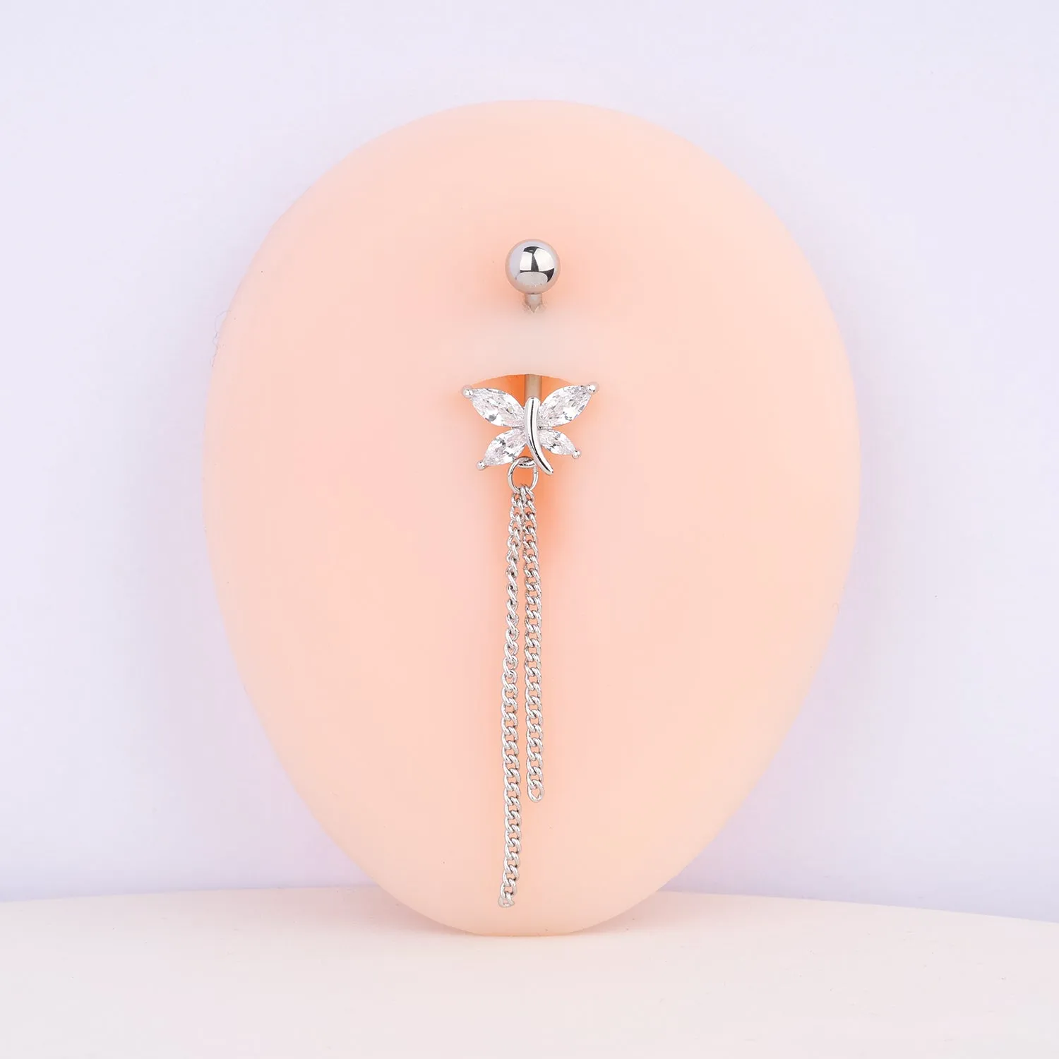 Dragonfly Tassel Belly Ring