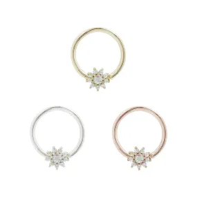 Eloise Mercury Mist Topaz Seamless Ring