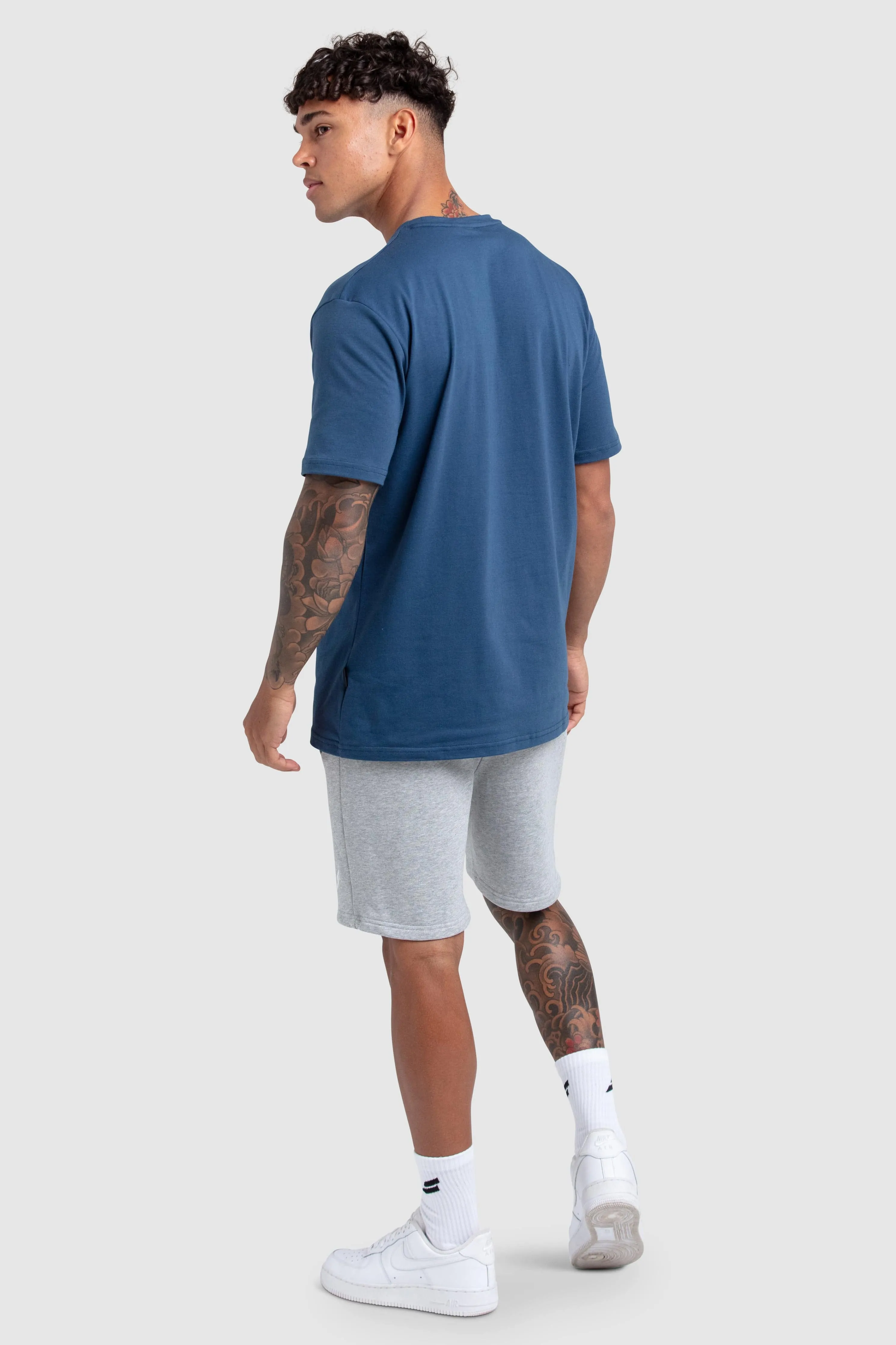 Essential Regular Fit Tee - Space Blue