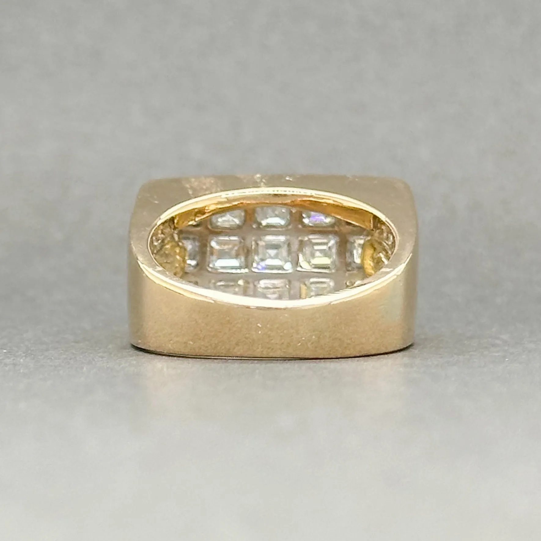 Estate 18K Y Gold & Plat. 2.56ctw F-G/VS1-2 Diamond Ring