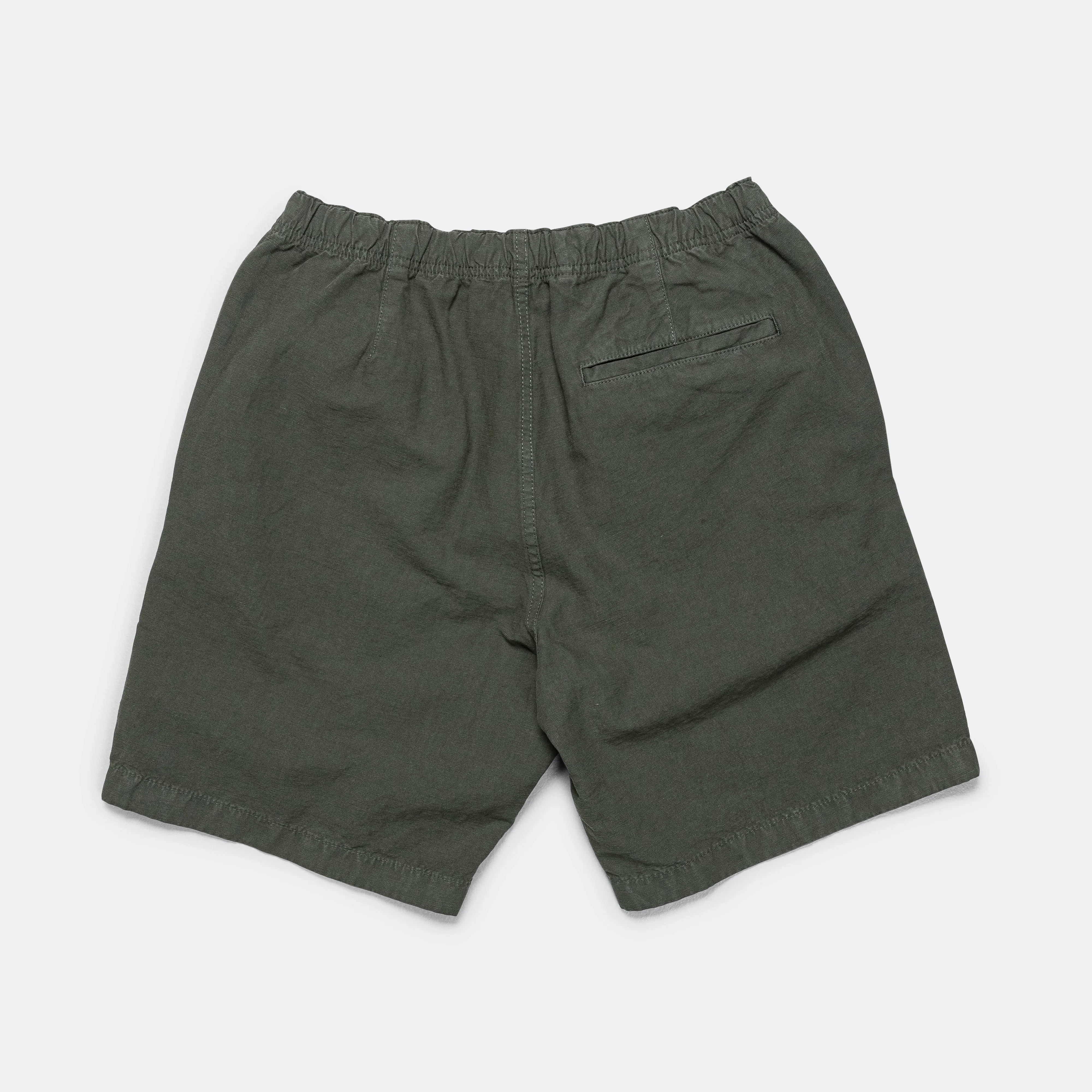 Ezra Cotton Linen Short - Spruce Green