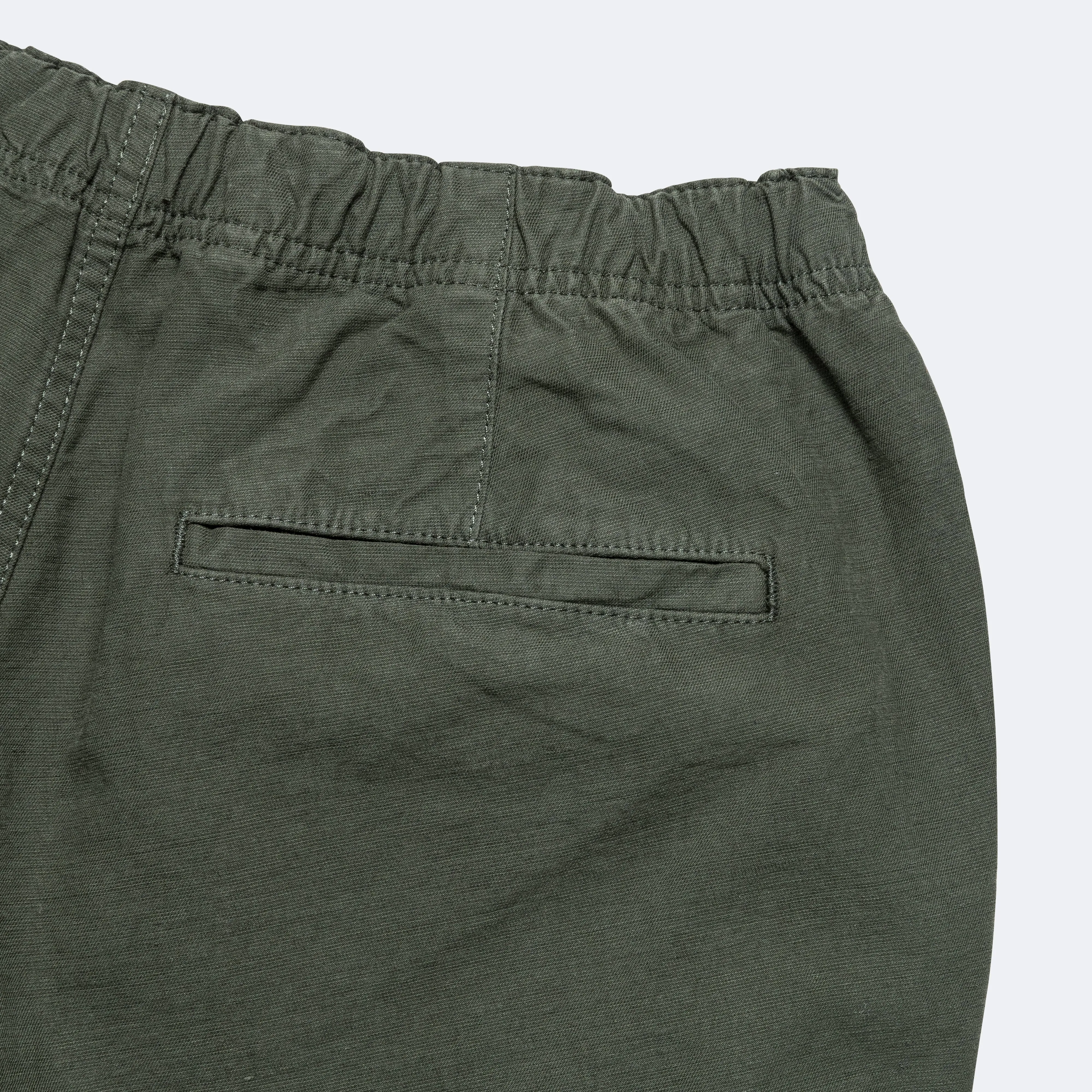 Ezra Cotton Linen Short - Spruce Green