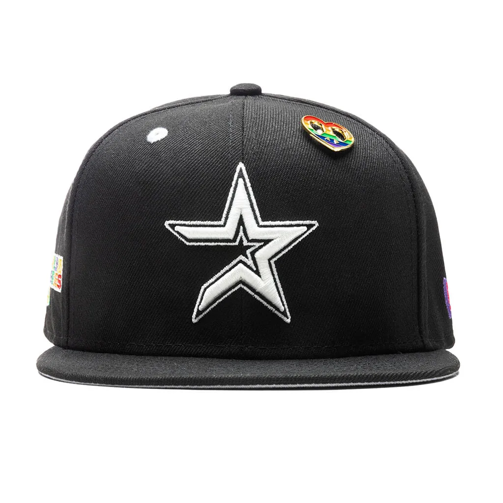 Feature x New Era 'Pride' 59Fifty Fitted - Houston Astros