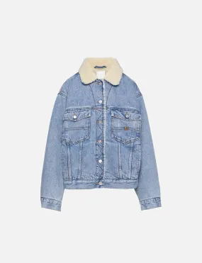 Fleece Lined Denim Jacket