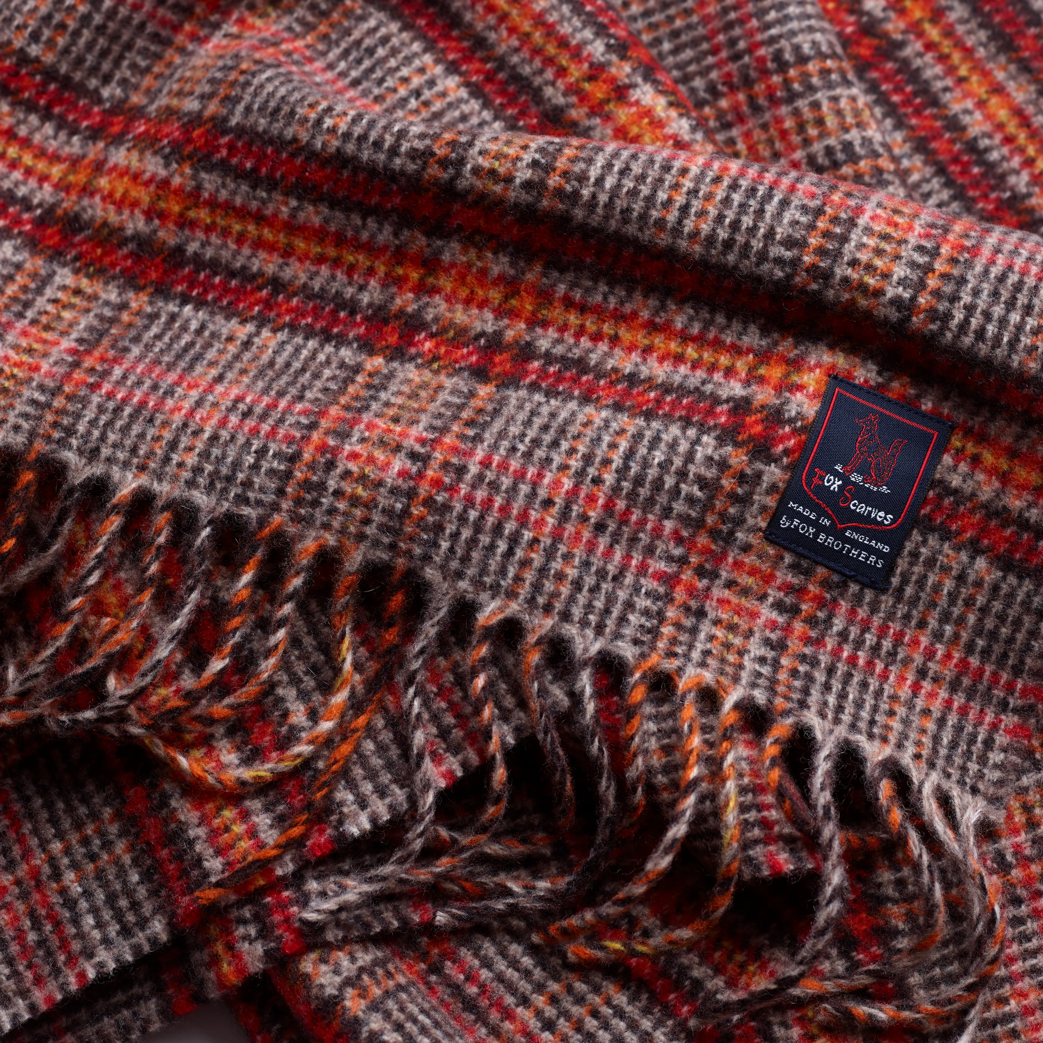 Fox Negroni Cashmere & Merino Wool Scarf