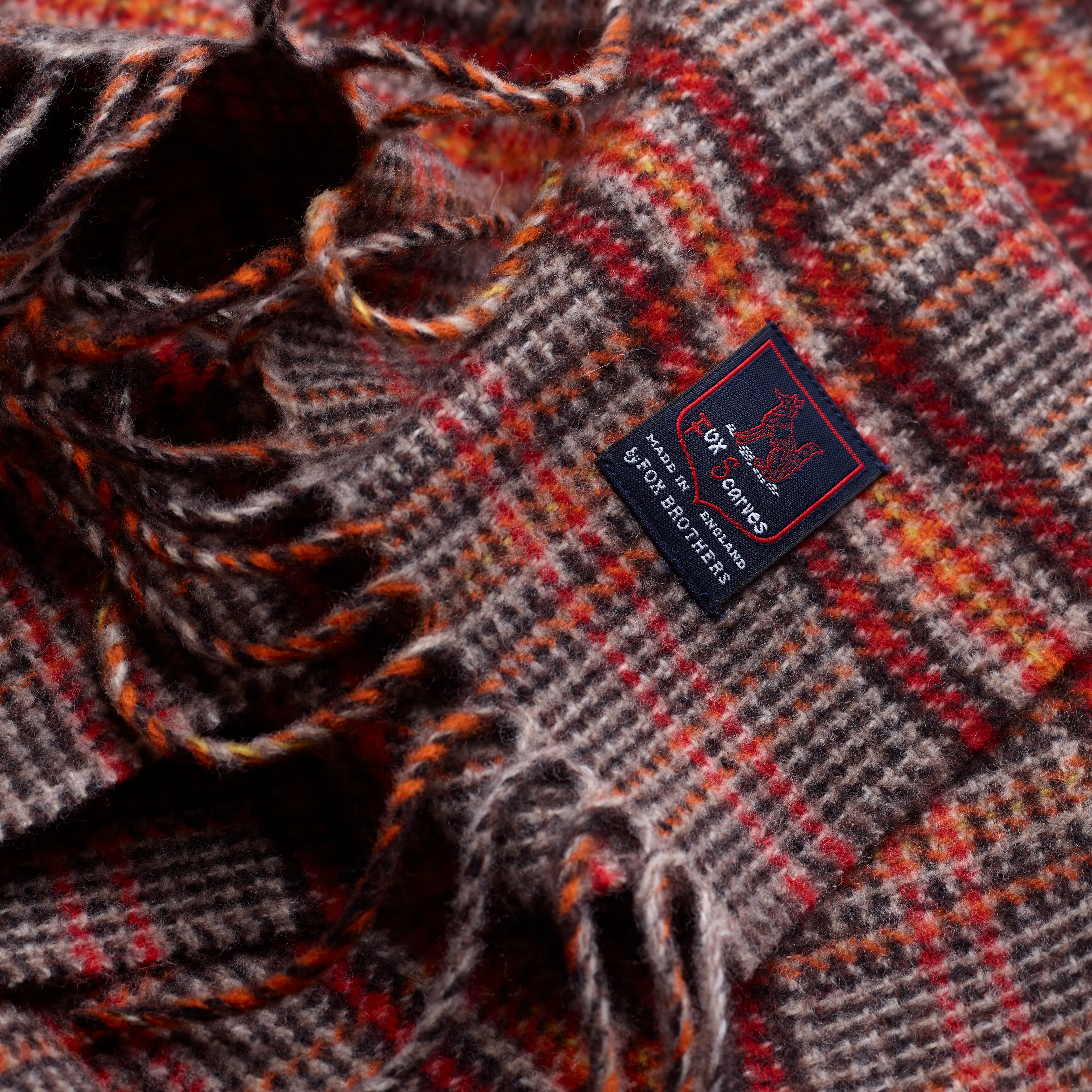 Fox Negroni Cashmere & Merino Wool Scarf