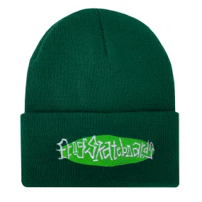 Frog Skateboards Oval Logo Beanie Green