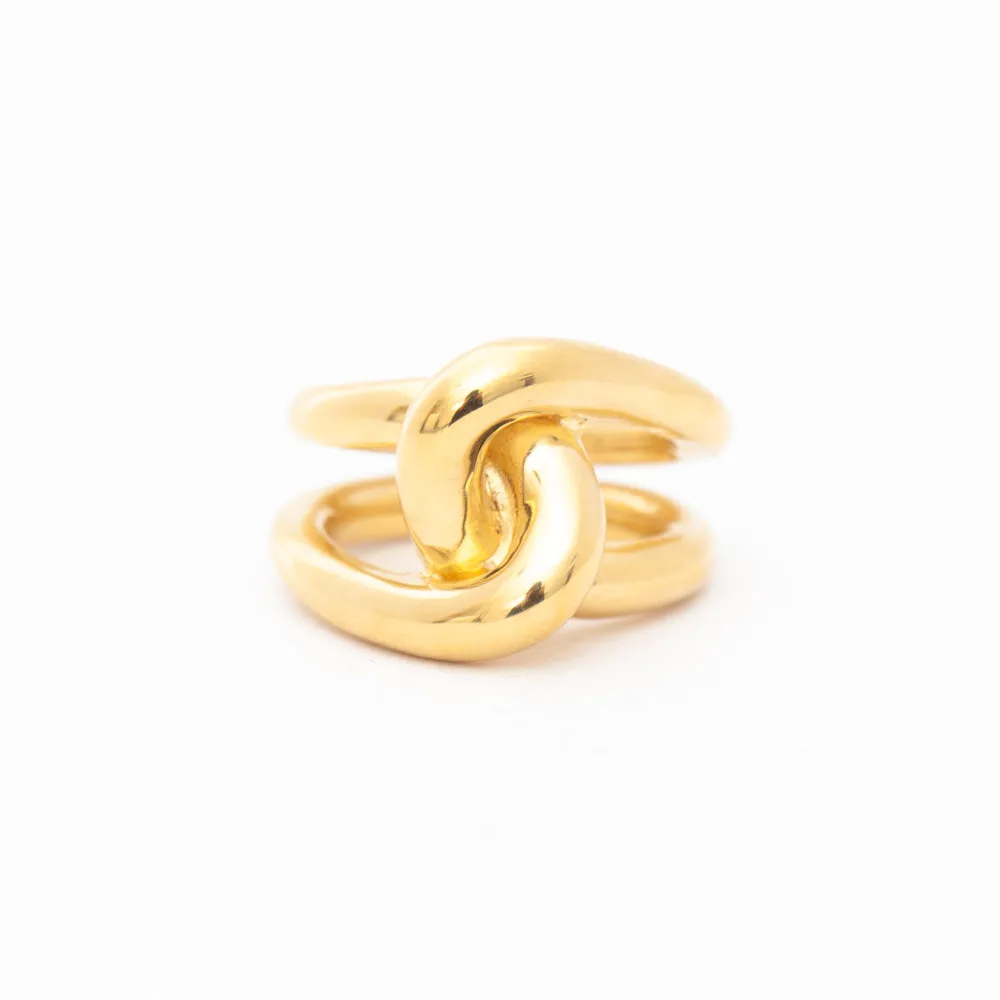 Gold Full Link Ring