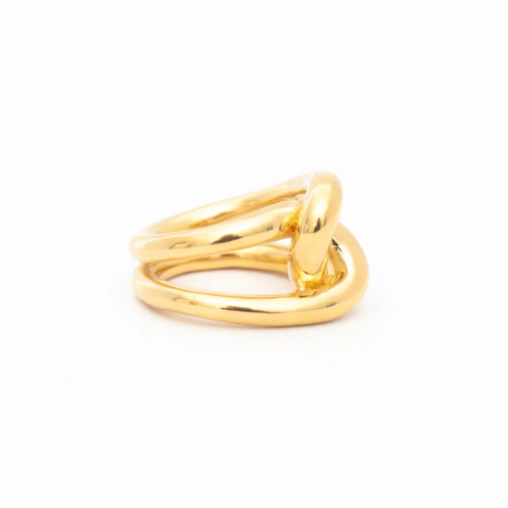 Gold Full Link Ring