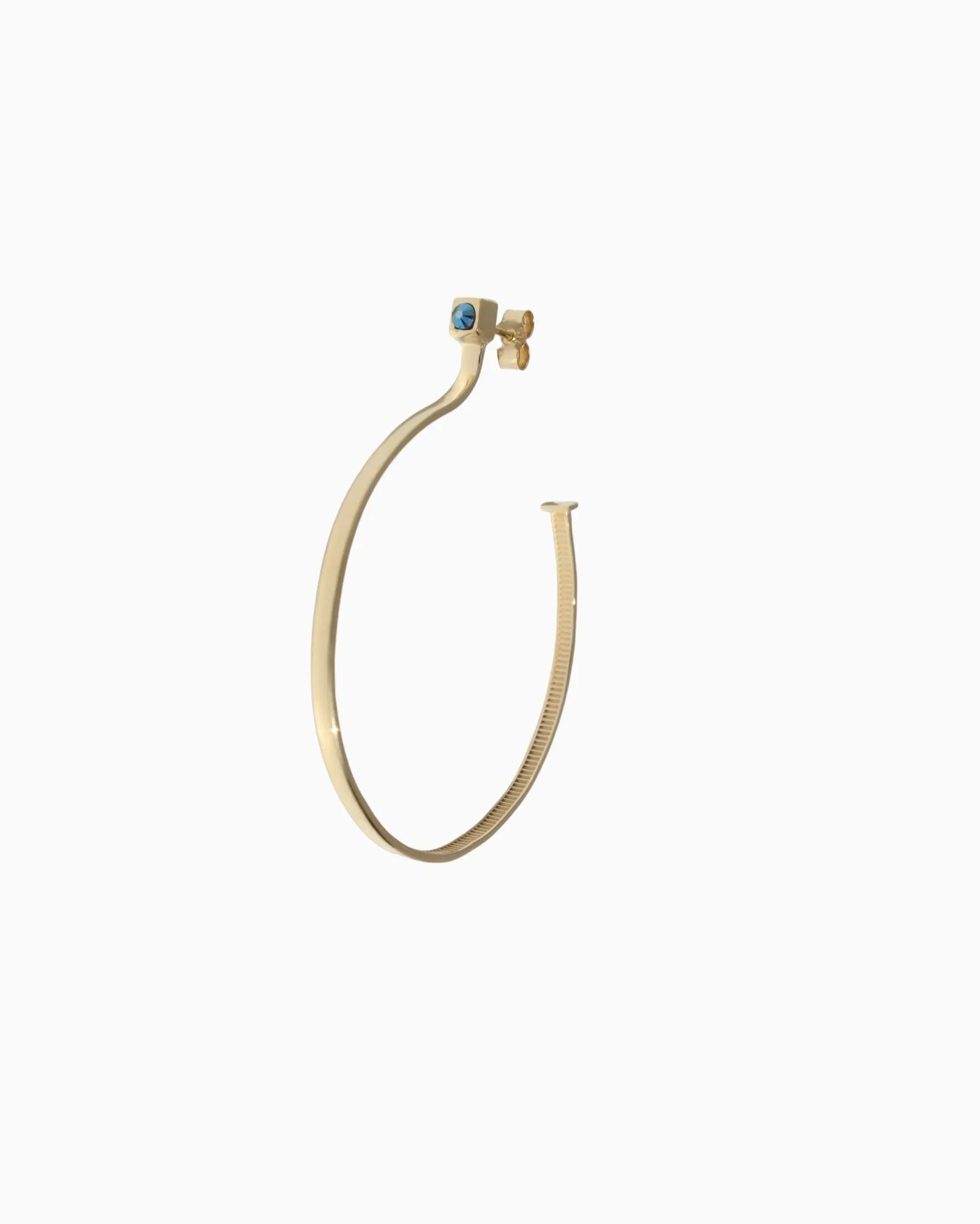 Gold Hoop Earrings Calliophis #05