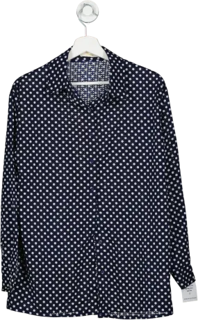 JCL Blue Polka Dot Blouse UK S/M