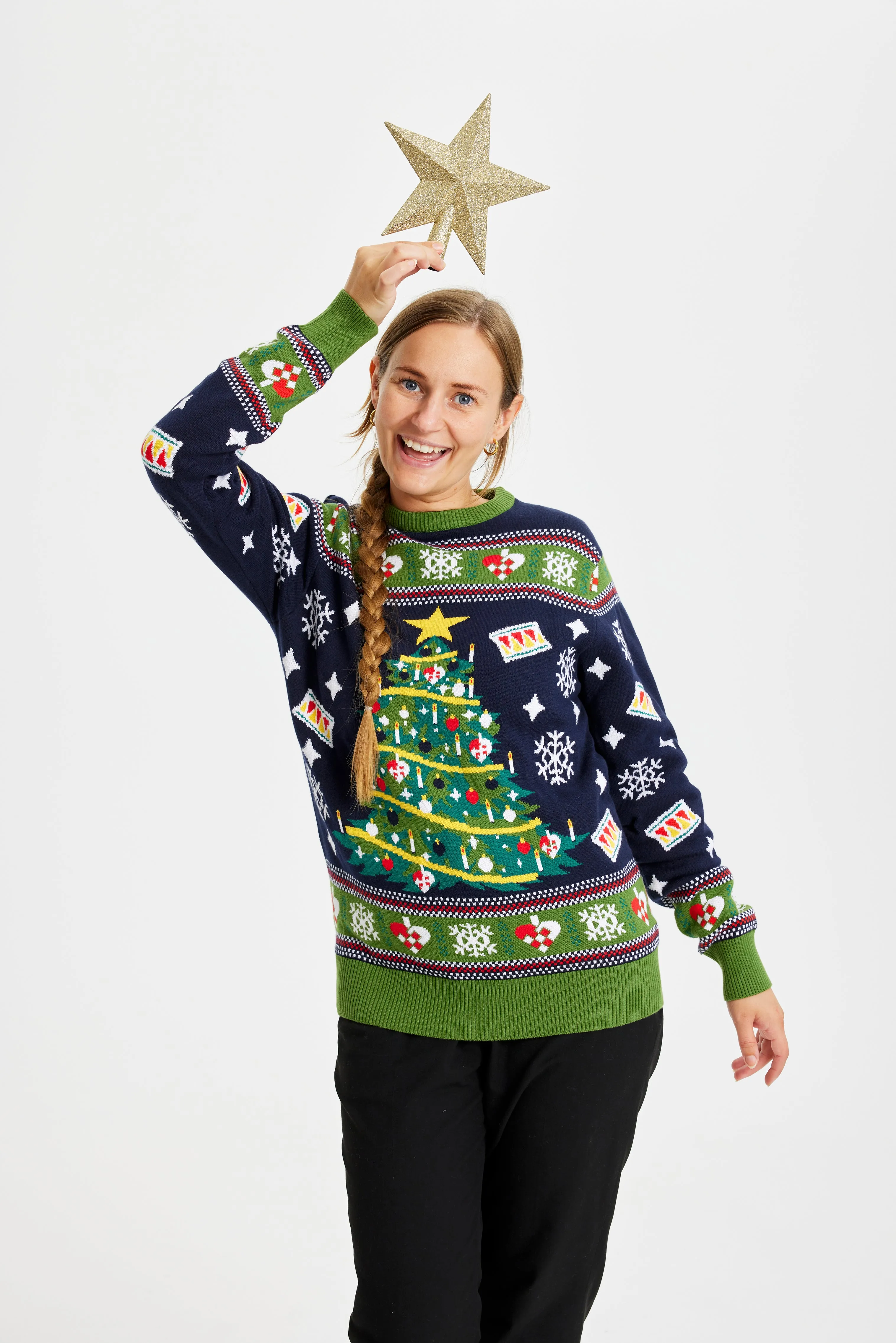 Juletræets Julesweater - Dame.