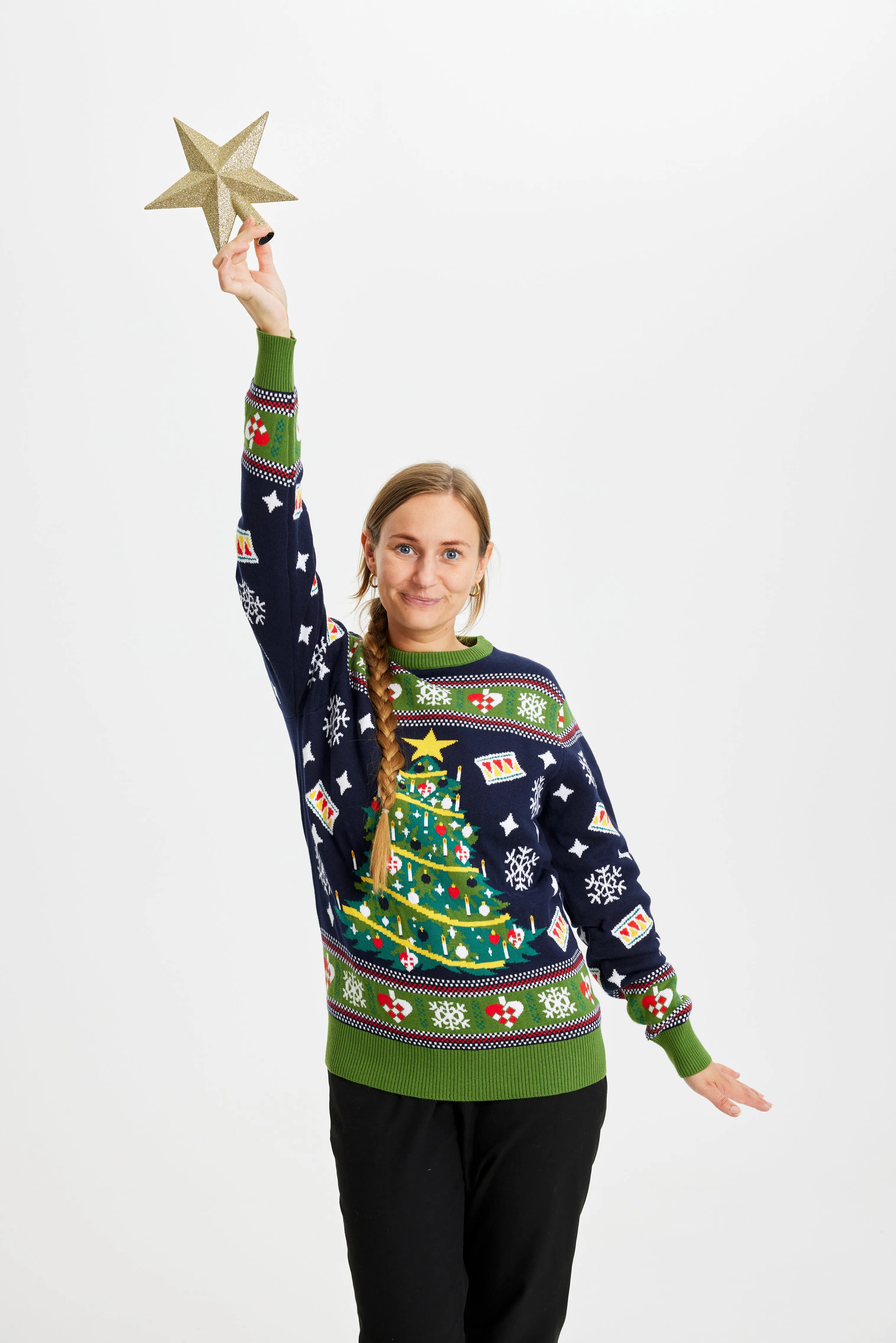 Juletræets Julesweater - Dame.