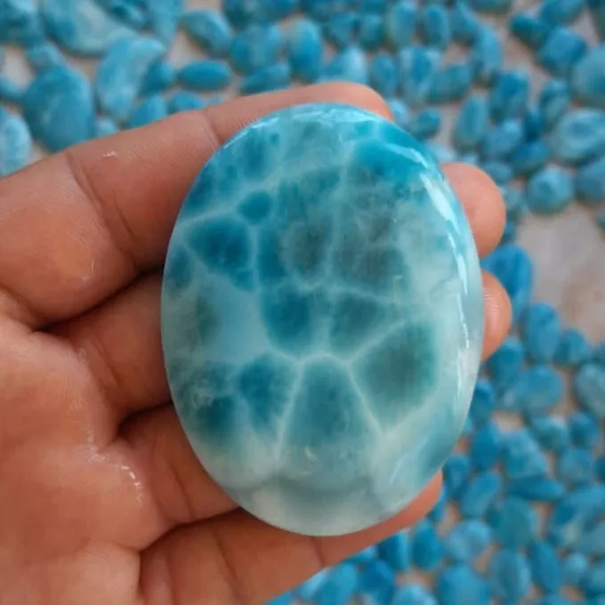 Larimar Cabochon Colbert