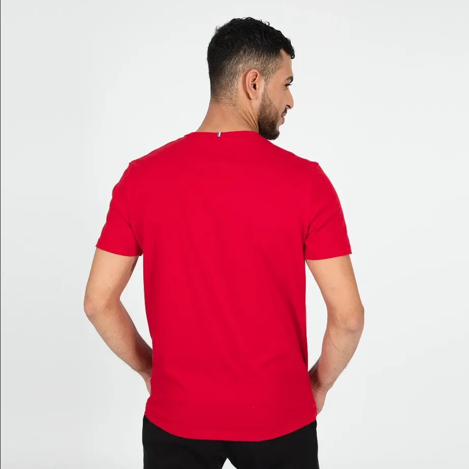 Le Coq Sportif Short Sleeve T-shirt 2120203 pur rouge