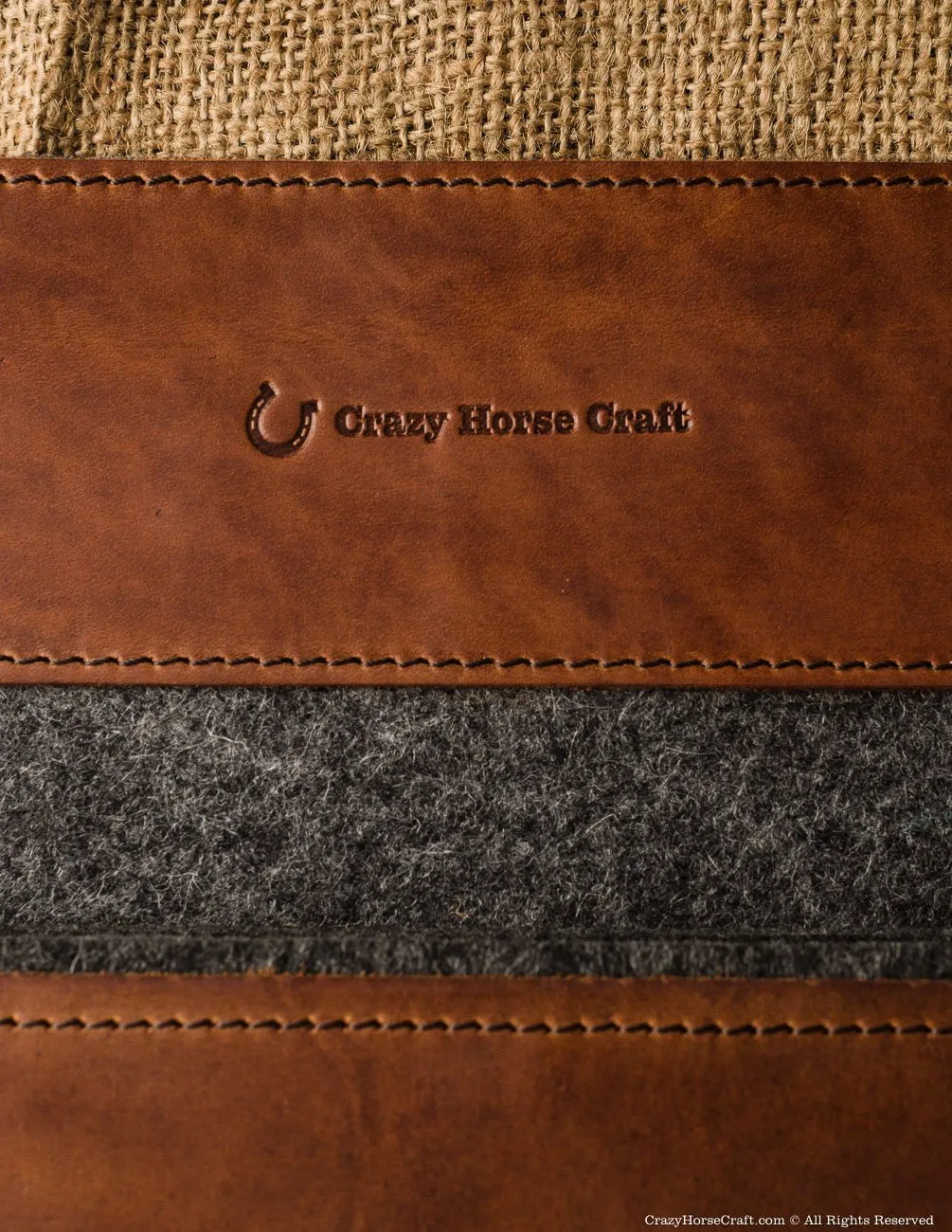 Leather MacBook Pro/Air sleeve, case | Classic Brown