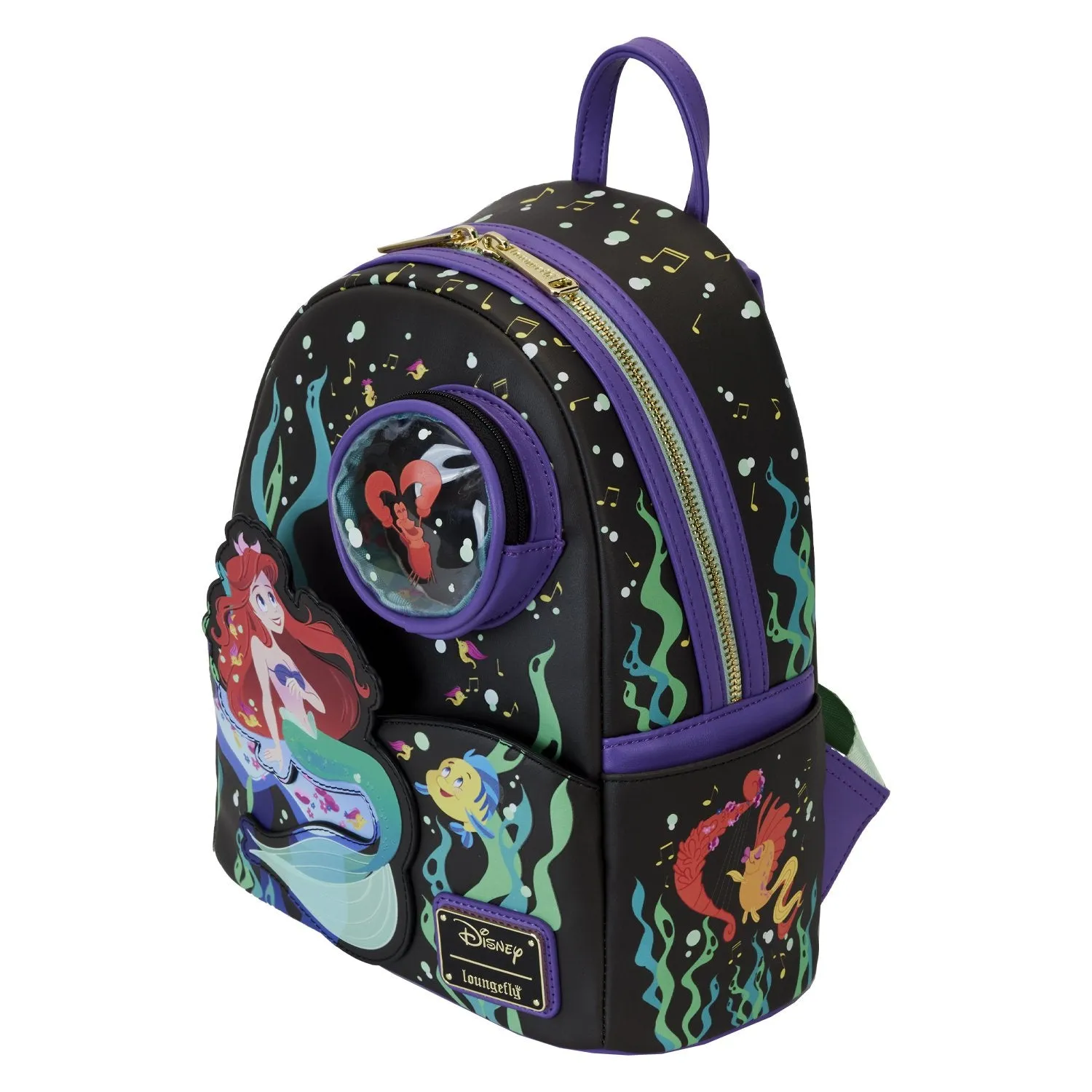 Loungefly Disney The Little Mermaid 35th Anniversary Life is the Bubbles Mini Backpack