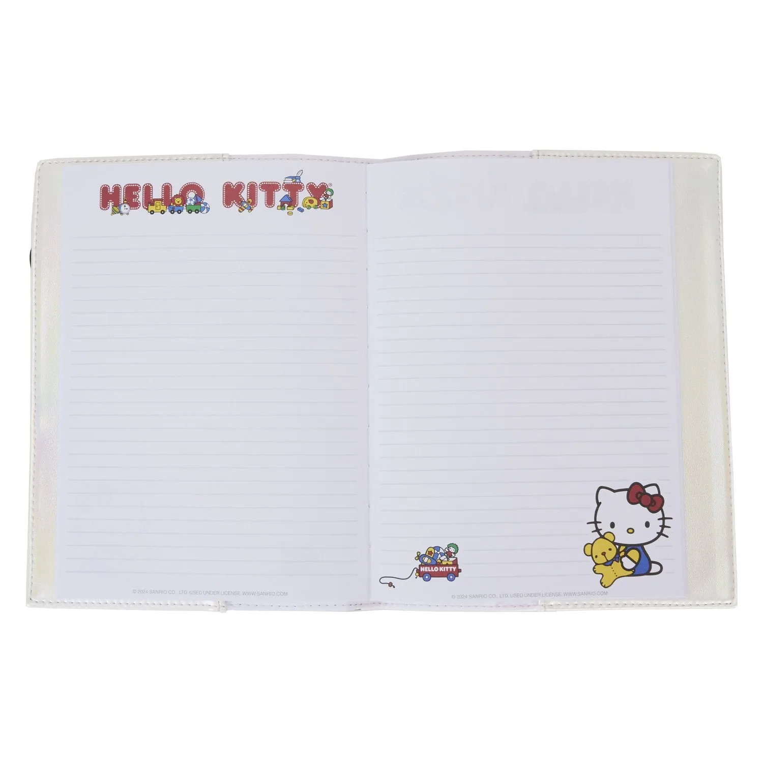 Loungefly Sanrio Hello Kitty 50th Anniversary Pearlescent Classic Journal