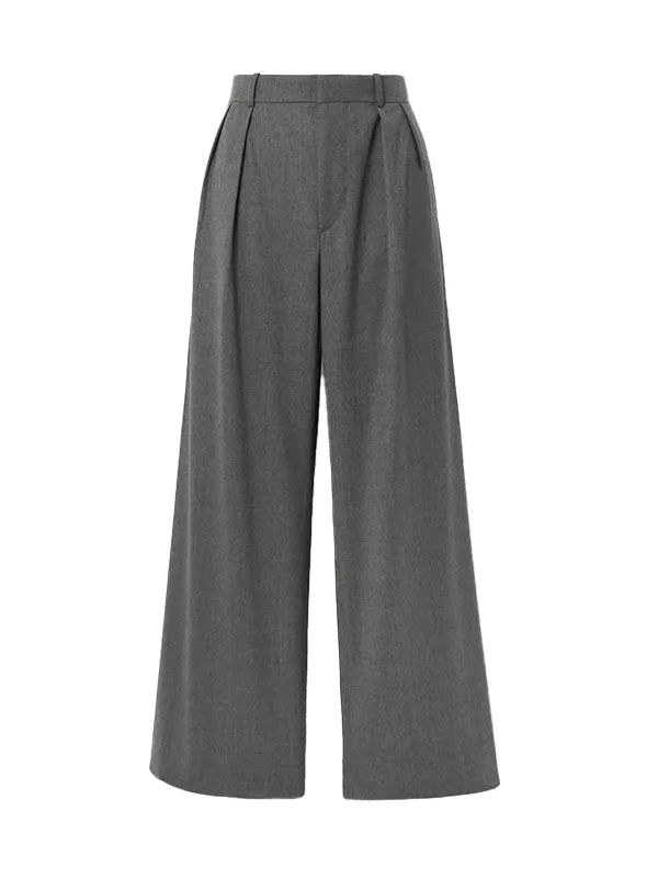 Low Rise Trouser in Charcoal