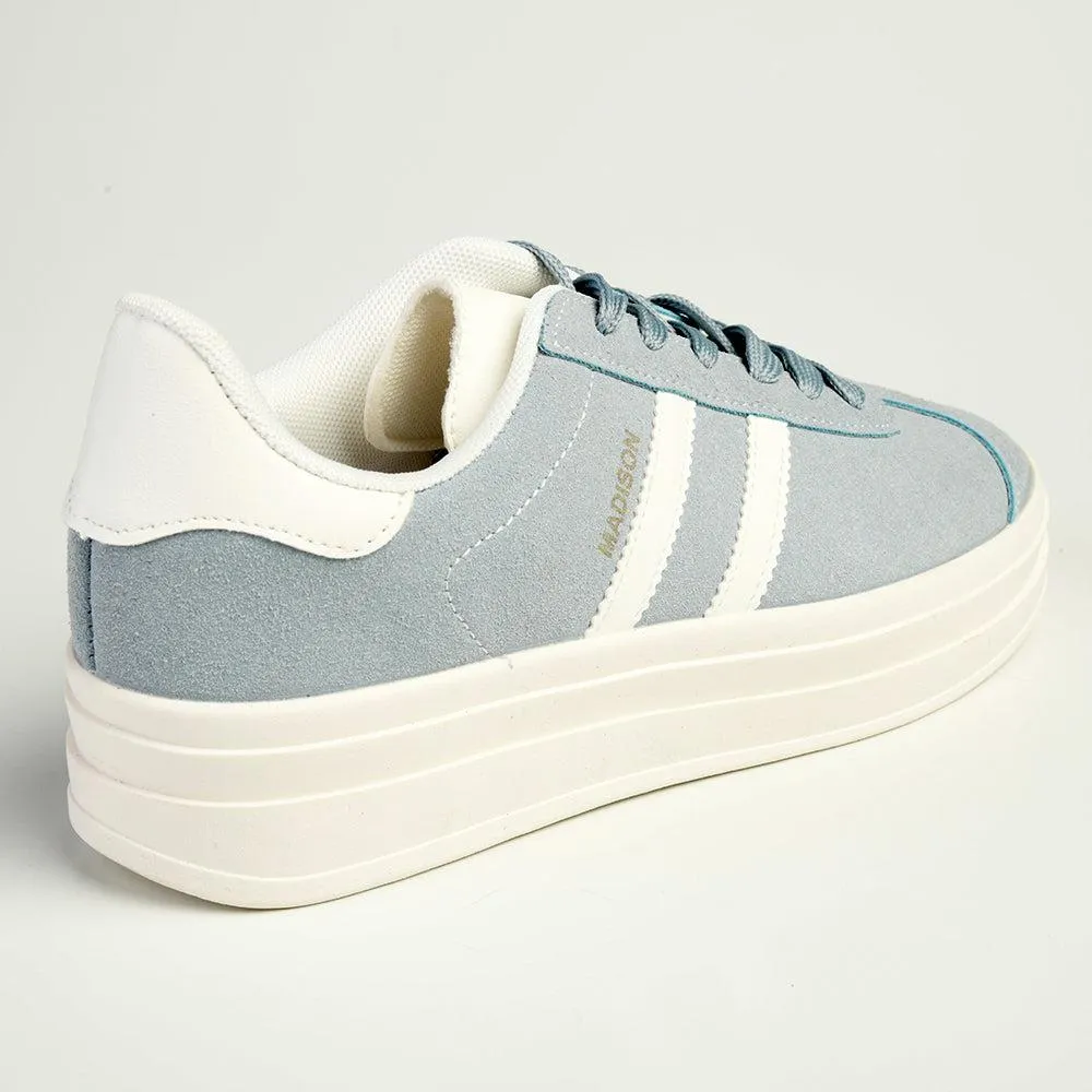 Madison Platform Fashion Sneaker - Light Blue