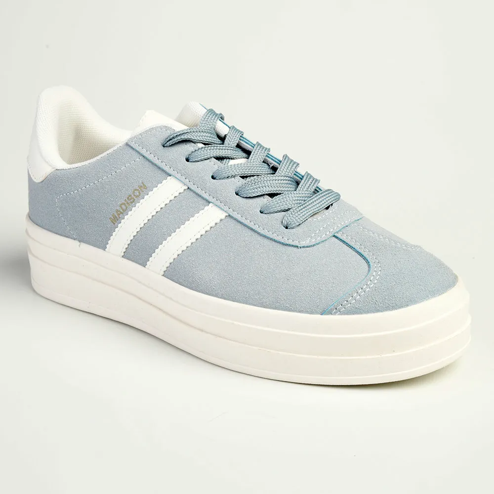 Madison Platform Fashion Sneaker - Light Blue