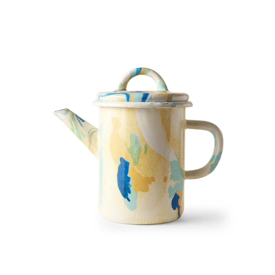 Marble Tea Pot (Multiple Colors)