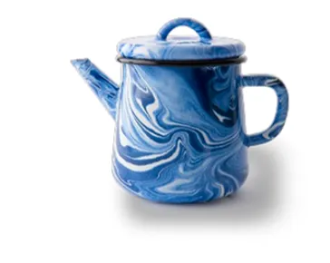 Marble Tea Pot (Multiple Colors)