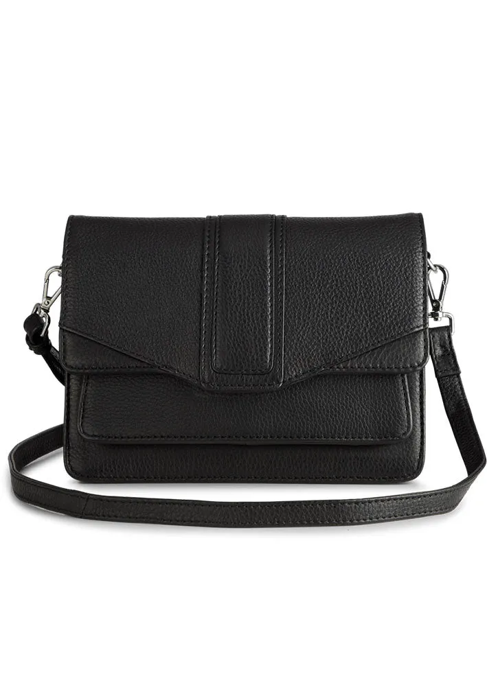 Markberg Jane Crossbody Taske - Grain - Black