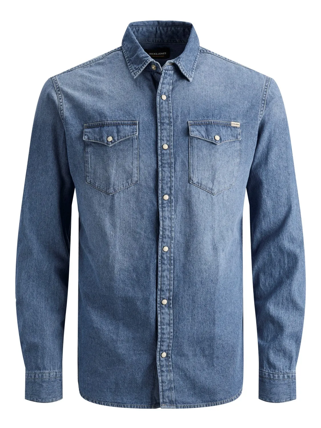 Mens Jack & Jones 'Sheridan' Denim Shirt - L/S