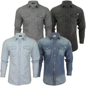 Mens Jack & Jones 'Sheridan' Denim Shirt - L/S