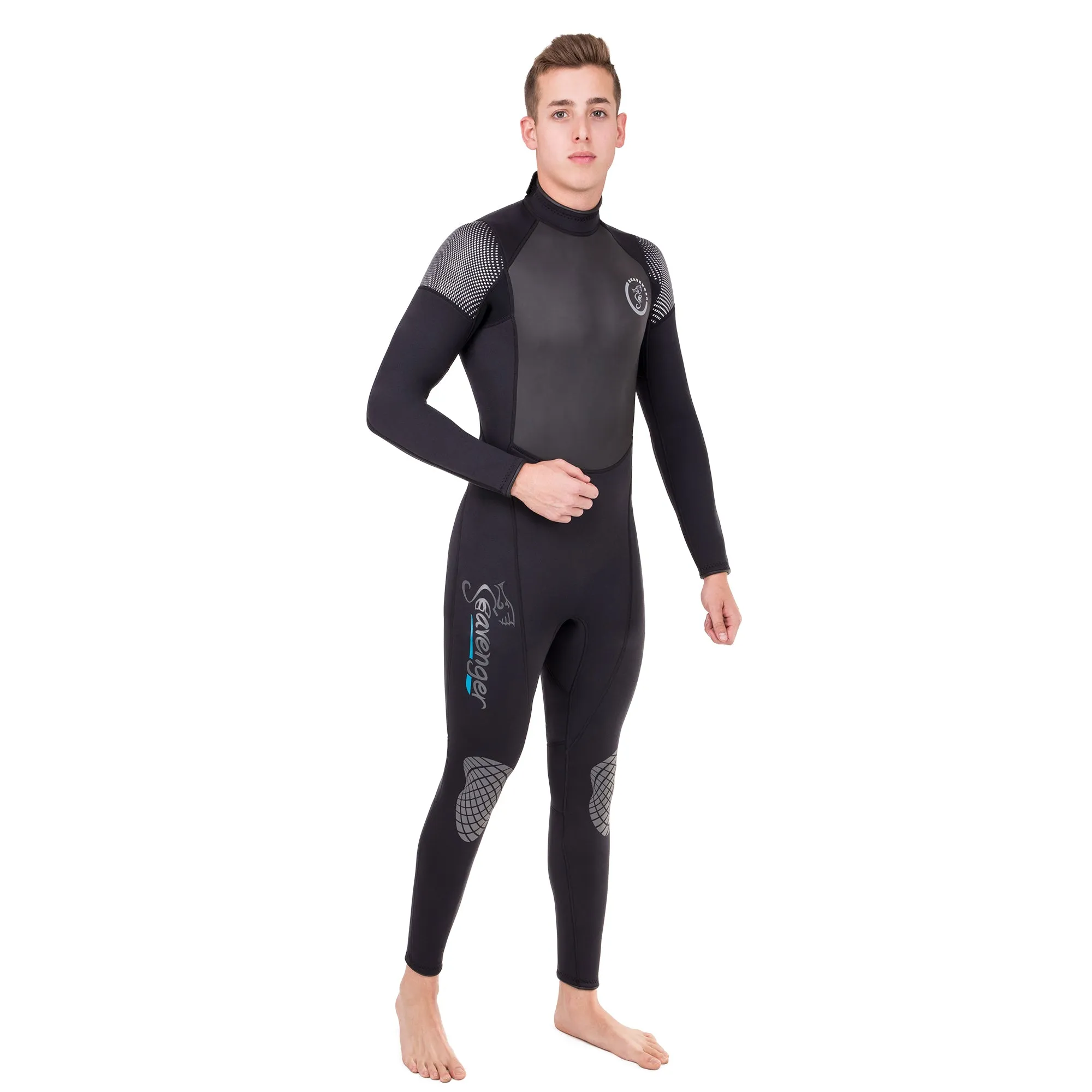 Men's Odyssey Surfing Wetsuit - Black