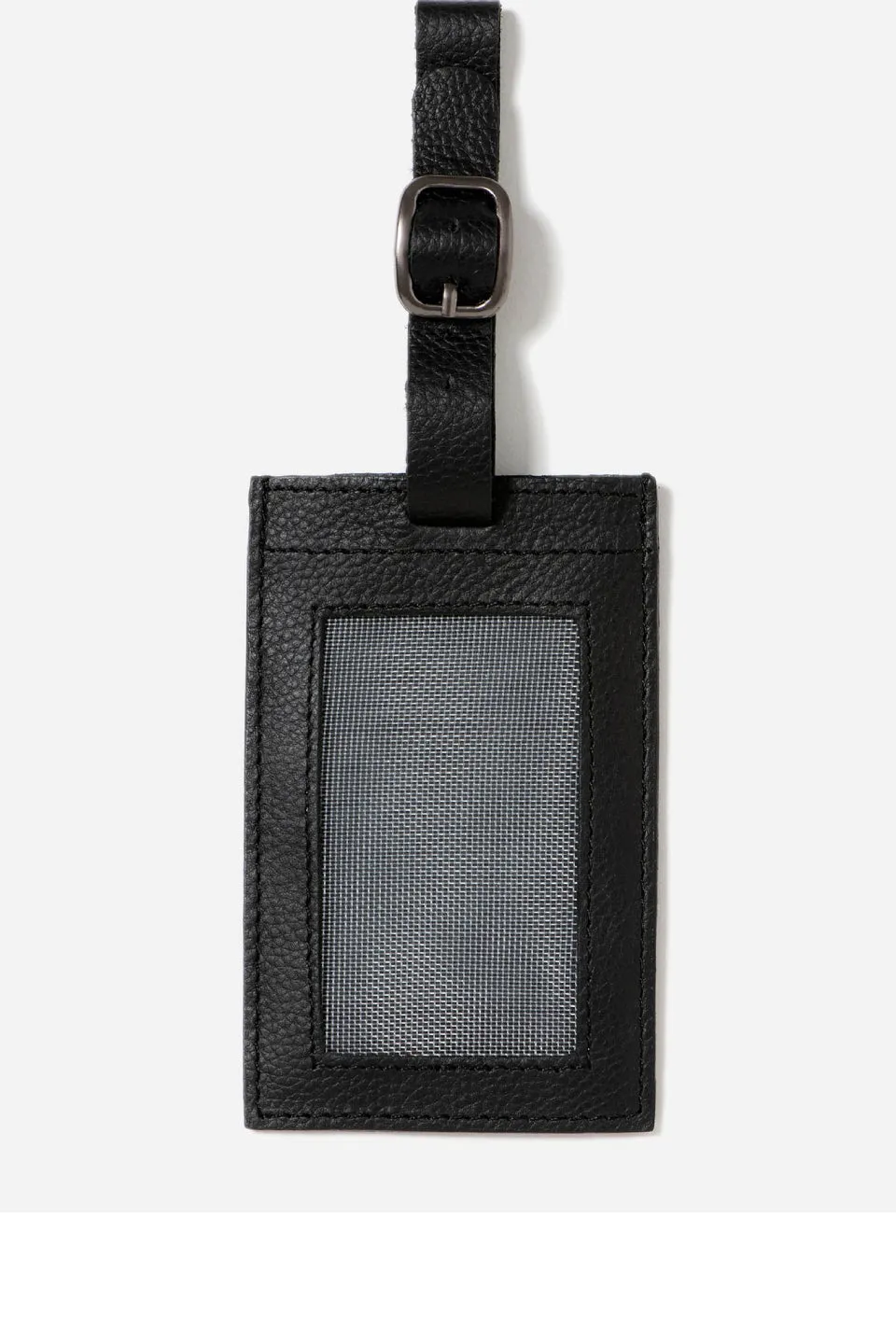 Miles Black Luggage Tag