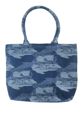 Misery Souvenir Tote / Blue