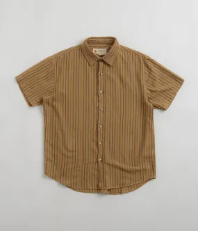 Mollusk Summer Shirt - Tan Earth Stripe