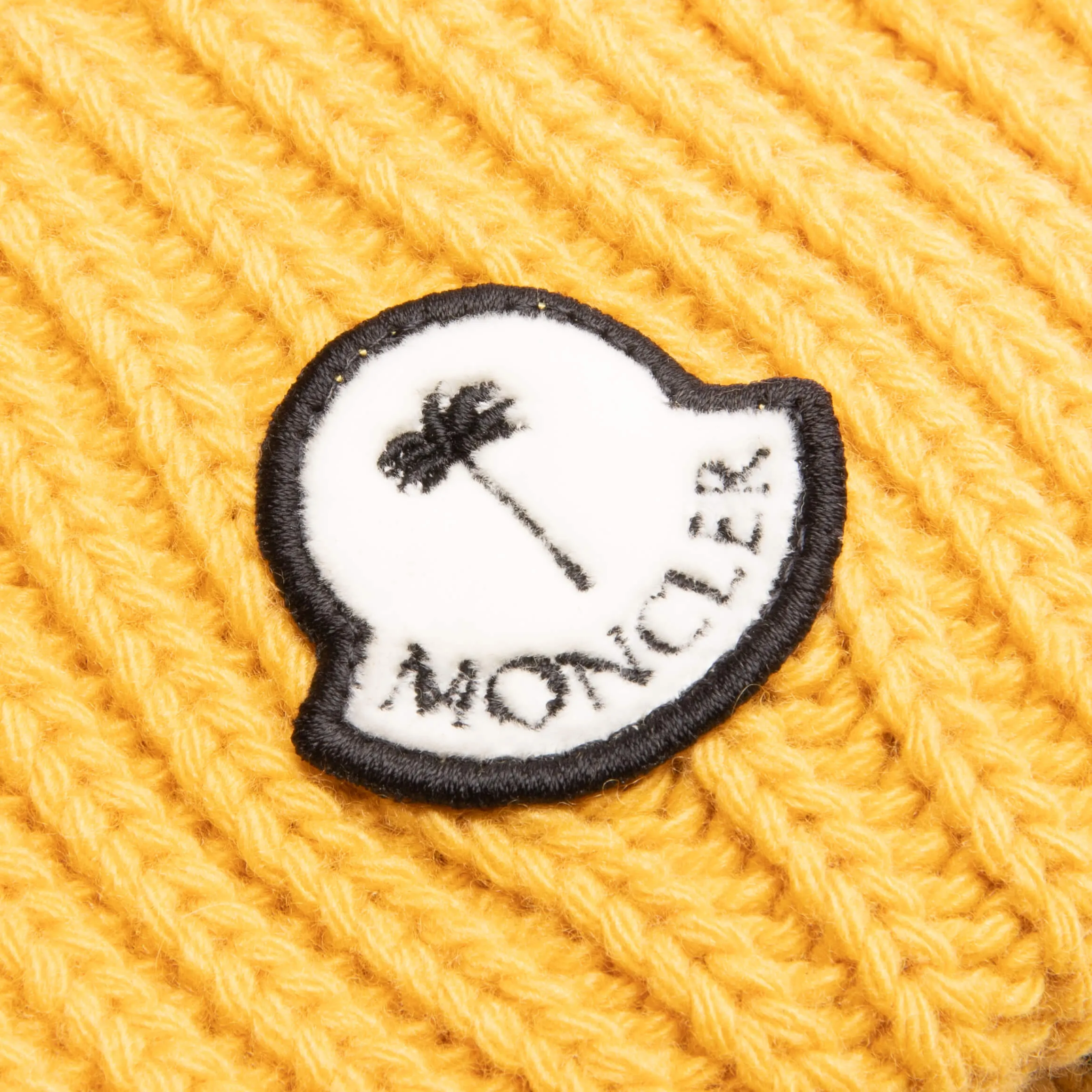 Moncler x Palm Angels Wool Beanie - Yellow