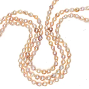 Multicolored Baroque Freshwater Pearl Bead Strand