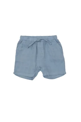 Muslin Short - Solid Muslin Soft Chambray