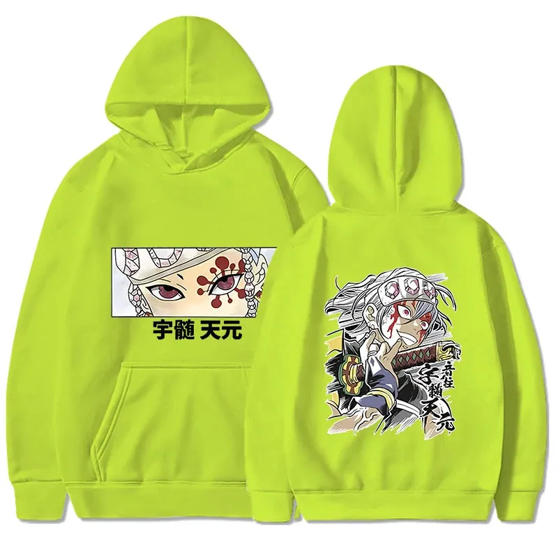 New Hoodie Cool Anime Graphic Printed Pullover Unisex Fashion Personality Anime Harajuku Hoodies