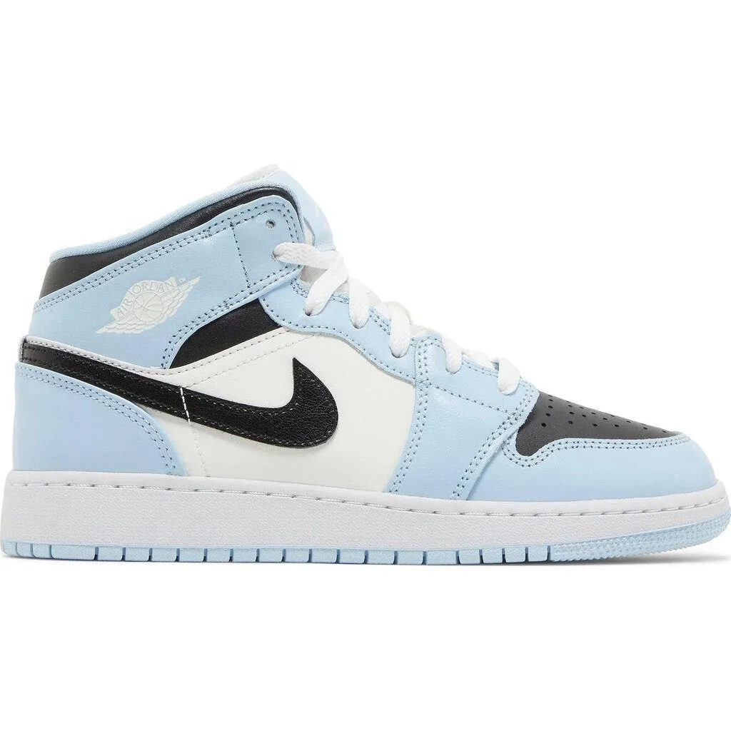 Nike Air Jordan 1 Mid 'Ice Blue' GS