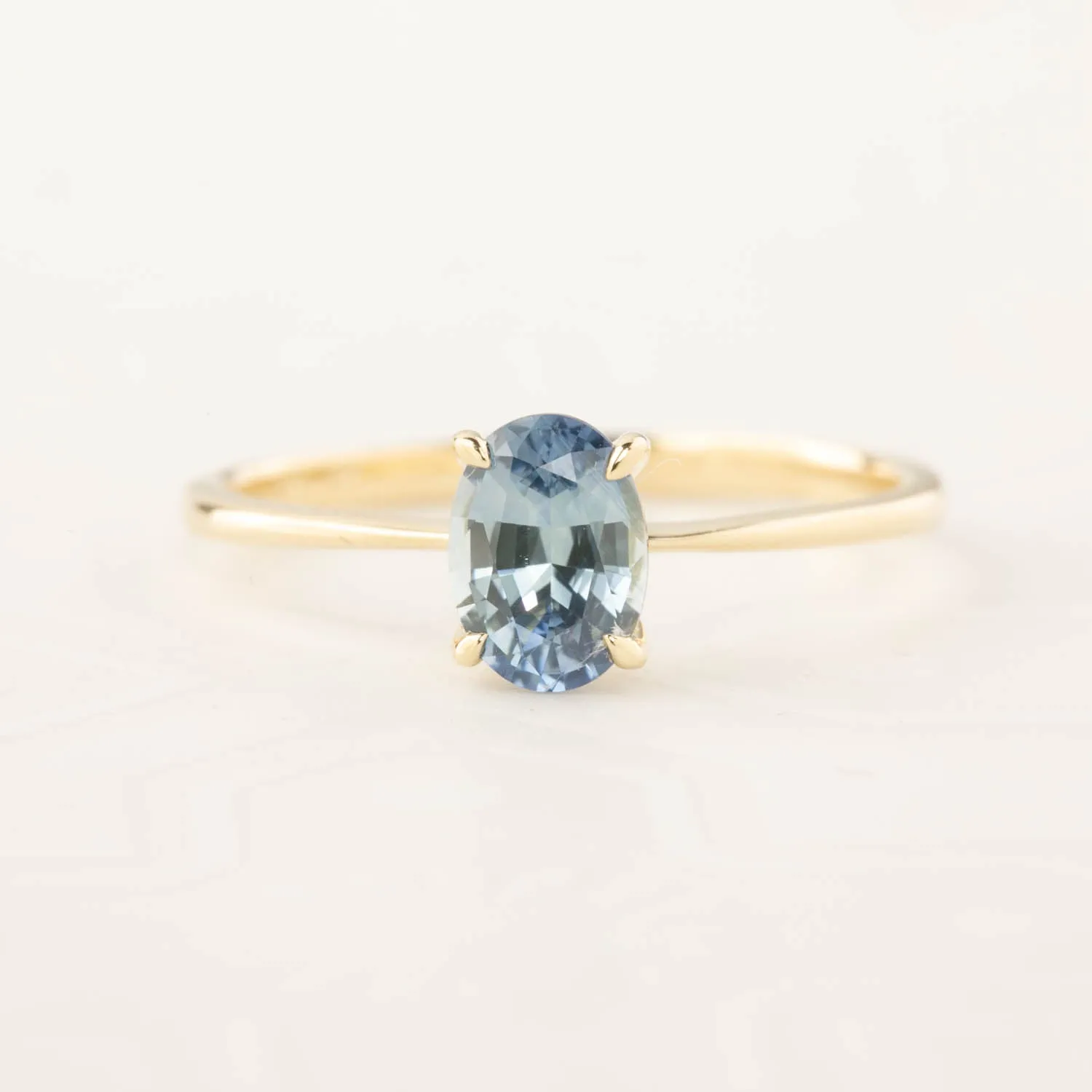 Nina Ring - 0.98ct Blue MontanaSapphire (One of a kind)